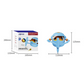 Blue smart Drawing & Learning Robot Toy with 100 Cards - Drawing & Vocabulary Educational Companion for Kids, Quick Card-Insert Recognition