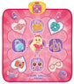 2-Pack Kids Multifunctional Electronic Dance Mat(100x87CM) - Dessert & Pink Ornament Theme Play Mat with Sound Recognition for Early Education and Physical Exercise