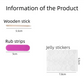 10-Set Press-On Nail Prep Tool Kits - 10 x Disposable Manicure Sticks & 10 x Mini Files, 10 Ultra-Thin Adhesive Sheets