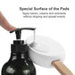 Long Handle Bath Gentle Body Scrubber Set - Non-Slip Grip Back Brush with 4 EVA Exfoliating Sponge Heads