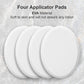 Long Handle Bath Gentle Body Scrubber Set - Non-Slip Grip Back Brush with 4 EVA Exfoliating Sponge Heads