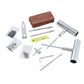 A 33-piece set Blue Heavy-Duty Tubeless Tyre Repair Kit - Emergency Puncture Plug Set for Cars, Motorcycles & ATVs