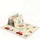 Beige Large Foldable Baby Play Mat - Thick, Waterproof & Reversible XPE Foam Mat for Tummy Time & Crawling