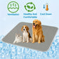 Blue Pet Summer Ice Silk Cooling Mat - Breathable Latex Sleep Pad for Dogs & Cats (100*70cm)
