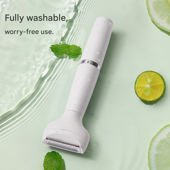 Black 7-in-1 Multifunctional Electric Shaver for Women - USB Rechargeable Painless Hair Removal Epilator with Washable Heads for Face, Body & Eyebrows