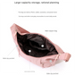 Grapefruit color Stylish & Lightweight Nylon Crossbody Bag for Women - Large Capacity Shoulder Hobo Bag with Water-Resistant Finish, Perfect for Travel & Daily Use