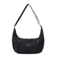 Black Stylish & Lightweight Nylon Crossbody Bag for Women - Large Capacity Shoulder Hobo Bag with Water-Resistant Finish, Perfect for Travel & Daily Use