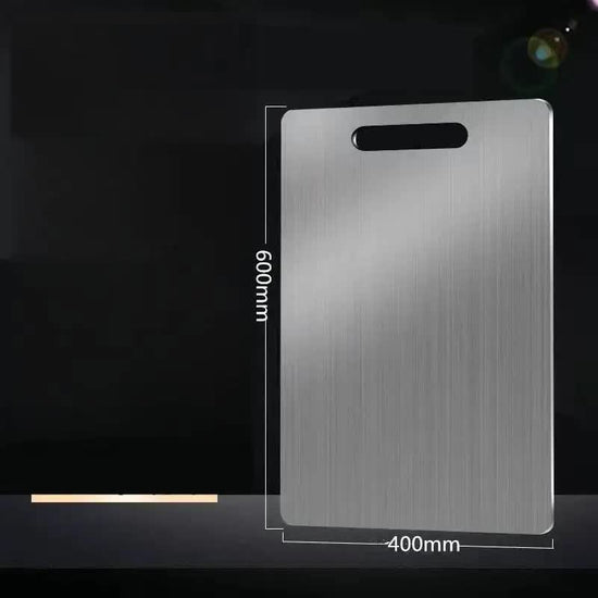 Dual-Sided Stainless Steel Chopping Board - Hygienic & Durable Kitchen Cutting Board for Meat, Veggies & More(40*60cm)