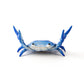 3-Pack Blue Creative Crab Pen Holders - Cute Desk Organizer & Phone Stand - Novelty Office Decor & Gift Idea