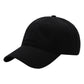 Black Premium Pure Cotton Quick-Dry Baseball Cap - Outdoor Sports & Camping Sun Hat, Adjustable Fit(59-65cm)