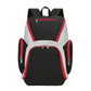 Black and red Large Capacity Oxford Cloth Basketball Backpack - Waterproof Gym & Travel Bag for Men & Women with S-Type Straps
