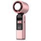 Pink New 100-Speed Portable Handheld Fan - Rechargeable Folding Turbo Mini USB Fan with Superconducting Cooling