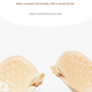 3-PCS Black color Invisible Silicone Push-Up Bra - Reusable Adhesive Mango Breast Pasties with Breathable Design - Strapless Backless Self-Adhesive Nipple Covers for Women(Cup B)