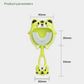 Pink frog U-Shaped Kids Toothbrush - Food Grade Silicone Manual Toothbrush for 2-12 Year Olds - 360 degree Full Mouth Cleaning Baby Oral Care - Comes with Wall Mount Holder