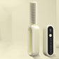 Beige Portable Foldable Cordless Hair Straightener Comb - 2-in-1 Ionic Styling for Smooth, Frizz-Free Hair