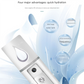 Pink Portable Nano Facial Mister - 20mL USB Rechargeable Hydrating Sprayer for Face & Skin