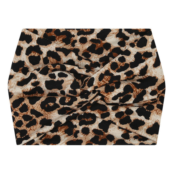 5-PCS Yellow leopard print Women&