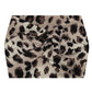 5-PCS Grey leopard print Women&