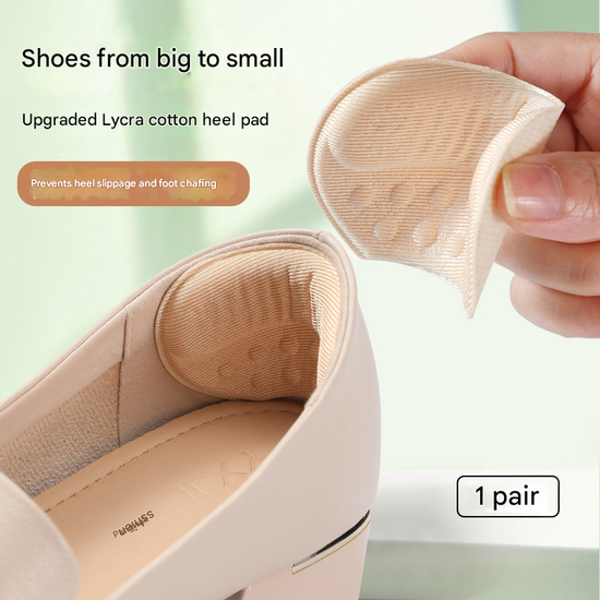 5 Pair Black Soft & Breathable Heel Grips for Loose Shoes - Anti-Slip Shoe Pads for Blister Protection & Size Adjustment (6mm)