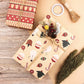 Christmas Gift Wrapping Paper 6-Pack - Vintage Kraft Style for Holiday Presents, 70x50cm