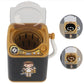 Black Kids Mini Electric Toy Washing Machine with Spin Dryer Basket - Pretend Play Appliance