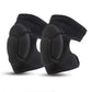 2 Pack Black Thick EVA Foam Knee Pads Anti-Slip Breathable Sponge Knee Guards for Gardening Flooring Dance Volleyball & Work Impact Protection(Size L)