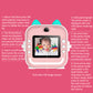 Pink cat Kids Instant Print Camera Zero Ink Digital Video Recorder with 32GB Card and 3 Paper Rolls Portable Rechargeable Toy Gift