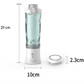 Green Portable Blender 600ml Personal Smoothie Maker USB Rechargeable Juicer Cup with 6 Stainless Steel Blades 4000mAh Battery for Gym Travel and Camping