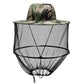 Phantom Camouflage Outdoor Fishing Hat with Mesh Head Net Sun Protection Bucket Cap Anti-Mosquito Fly Guard for Gardening Hiking & Beekeeping