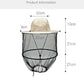 Phantom Camouflage Outdoor Fishing Hat with Mesh Head Net Sun Protection Bucket Cap Anti-Mosquito Fly Guard for Gardening Hiking & Beekeeping