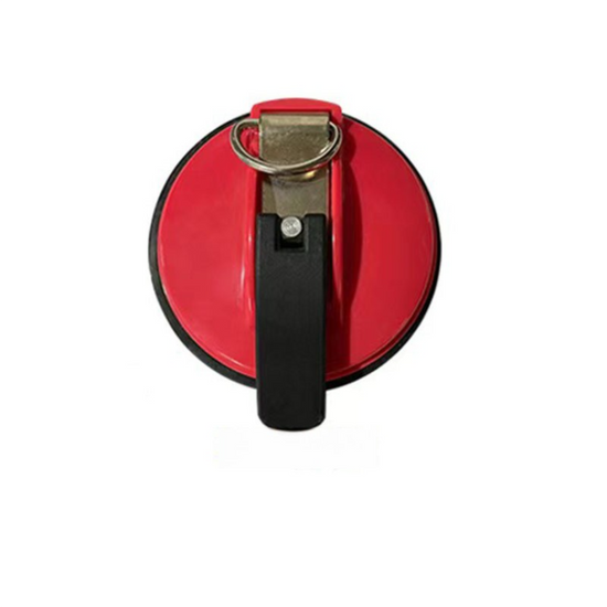 4 Pack Red plate + black buckle Heavy Duty Suction Cup Anchors with S-Hooks for Car Side Awnings and Camping Tarps Multifunctional Tie Down Points for Outdoor Road Trips 10kg Capacity