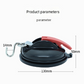 4 Pack Black plate + black buckle Heavy Duty Suction Cup Anchors with S-Hooks for Car Side Awnings and Camping Tarps Multifunctional Tie Down Points for Outdoor Road Trips 10kg Capacity