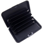 3-Pcs Grey Slim Aluminium Credit Card Holder RFID Blocking Wallet Hard Shell Case Business Card Organiser Lightweight Pocket Size for Everyday Use