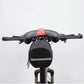 Red Water Resistant Bicycle Saddle Bag Under Seat Wedge Pack with Reflective Strip and Quick Release Strap for MTB Road Bikes