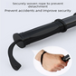 Black Power Twister Bar Upper Body Workout Equipment Chest Expander Arm Strengthener Spring Exerciser for Men Home Gym(20kg)