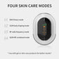 White RF Body Sculpting Massager Handheld Slimming Device with EMS & LED Light Therapy for Stomach Arms and Legs Skin Tightening