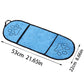 Grey Super Absorbent Pet Bath Towel with Hand Pockets Quick Dry Chenille Microfibre for Dogs and Cats Large Size 62cm