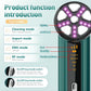 Green 4-in-1 RF EMS Facial Beauty Device Skin Tightening and Lifting Massager with LED Light Therapy Anti-Aging Tool for Home Use