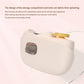White Electric Nail Clipper and Grinder 2-in-1 Automatic Nail Trimmer with LED Light Rechargeable Manicure Tool for Babies Adults and Seniors