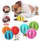 Blue TPR Dog Chew Ball Set – 3-Piece Size Combination (Small, Medium, Large) with Food Hiding Design for Teeth Cleaning and Mental Stimulation in Australia