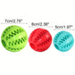 Cyan TPR Dog Chew Ball Set – 3-Piece Size Combination (Small, Medium, Large) with Food Hiding Design for Teeth Cleaning and Mental Stimulation in Australia