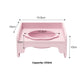 Pink Ceramic Raised Cat Bowl with Splash Proof Stand 250ml Elevated Pet Feeder for Kittens and Small Dogs Modular Interlocking Design