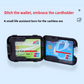 Black RFID Blocking Aluminium Card Holder Wallet Waterproof Hard Shell Case with Cash Strap for Men Travel and Daily Use