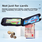 Black RFID Blocking Aluminium Card Holder Wallet Waterproof Hard Shell Case with Cash Strap for Men Travel and Daily Use