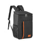 Black Large Capacity Insulated Cooler Backpack 20.5L Leakproof Thermal Lunch Bag Waterproof Soft Sided Cooling Rucksack for Camping Picnic Beach & Work