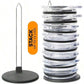 5-PCS Universal Tumbler Lid Organizer Stand Vertical Storage Rack for Kitchen Cabinets Holds Up to 10 Lids Space Saving Cup Accessory Holder