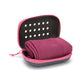 2-PCS Rose red Instant Cooling Towel with EVA Case 30x90cm Breathable Ice Silk Sports Towel Quick Dry for Gym Yoga and Outdoor Workouts