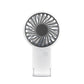 White 2 Pack Mini Portable Handheld Fan Foldable Desktop Personal Fan USB Rechargeable Pocket Fan with 3 Speeds for Travel Office and Outdoor