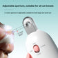 2-PCS Green Adjustable Pet Nail Clipper with Safety Guard Professional Cat Dog Claw Trimmer with Hidden Nail File and Splash Proof Box