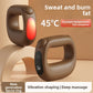 Brown Portable Fascia Massage Ring Vibration Massager with Heat and LED Display for Muscle Relaxation and Body Shaping